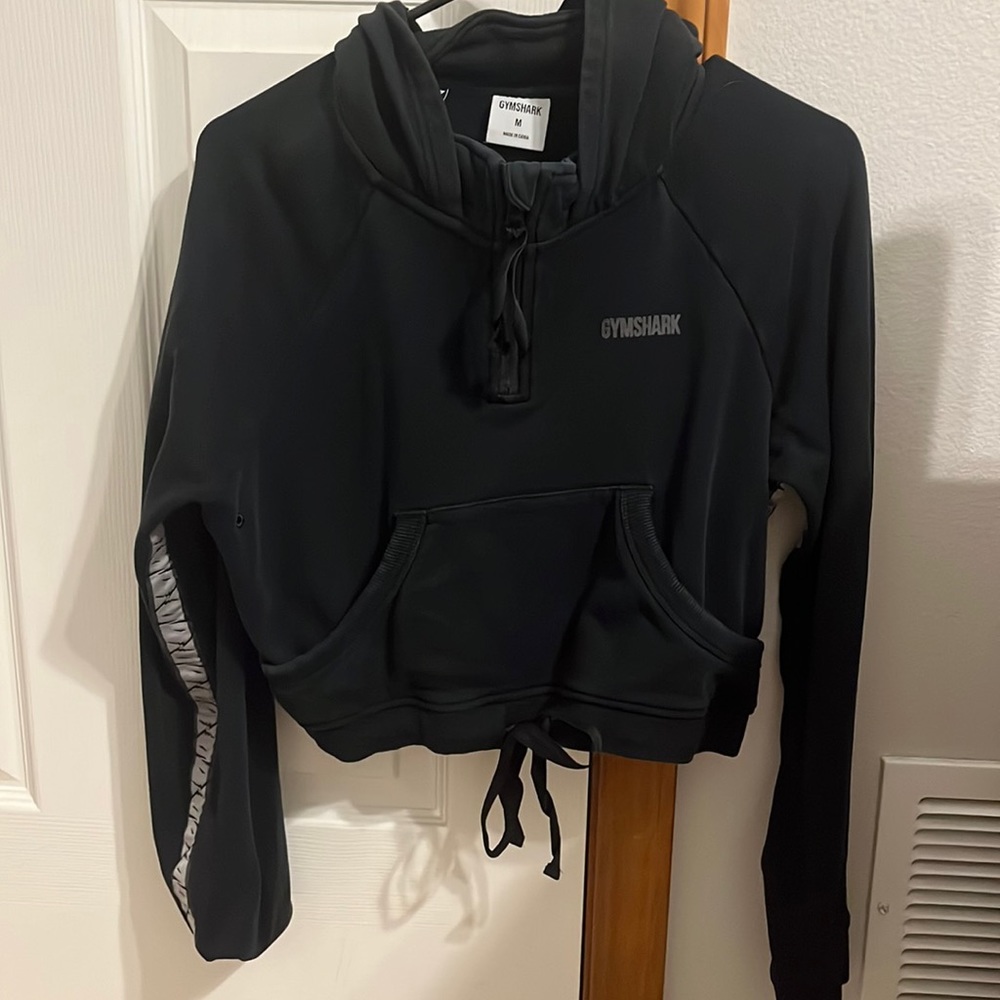 Gymshark Cropped Tie Hoodie
